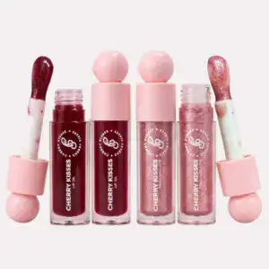 glossy lips mega bundle ( 2 lip oil + 2 lipgloss )